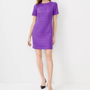 Ann Taylor Tweed Shift Dress